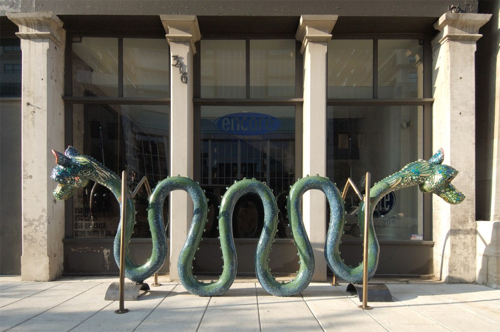 East Meets West
Terrazzo over tubular steel and Mosaic
